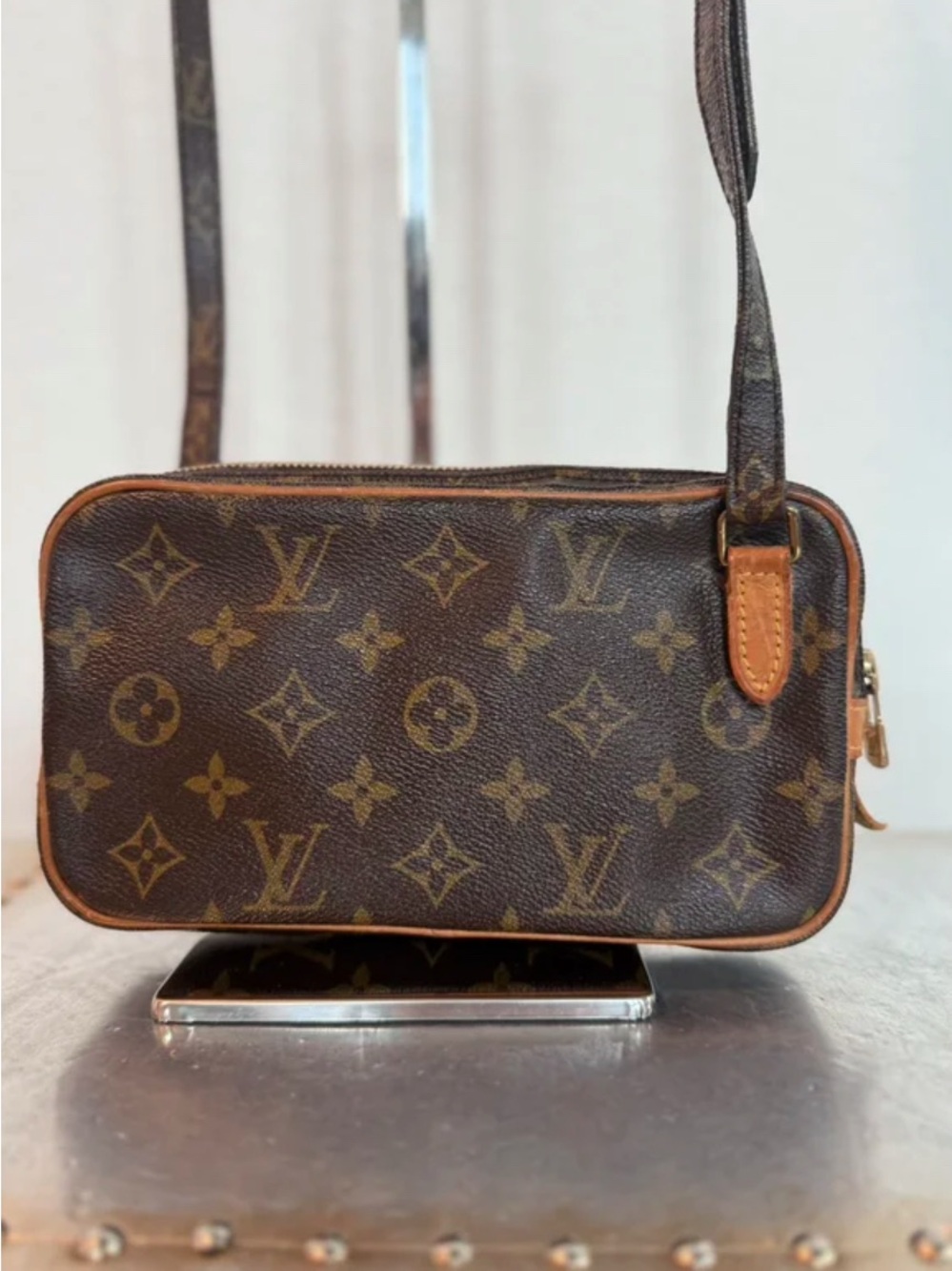 Vintage Louis Vuitton Marley Bandouliere Monogram Crossbody Bag - Picture 2 of 12